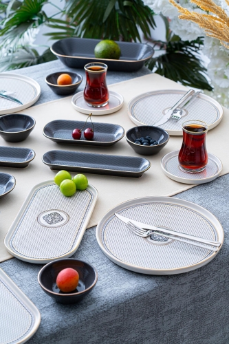 31 Piece Breakfast Set Of 6 People Alexxi - 1