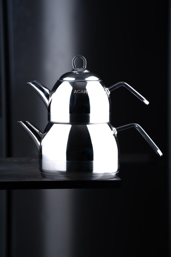 Alexi Maxi Steel Teapot Set - 1