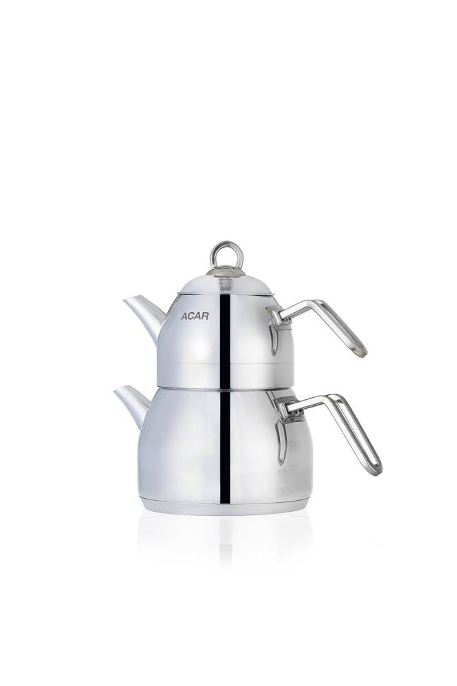 Alexi Mini Steel Teapot Set - 1