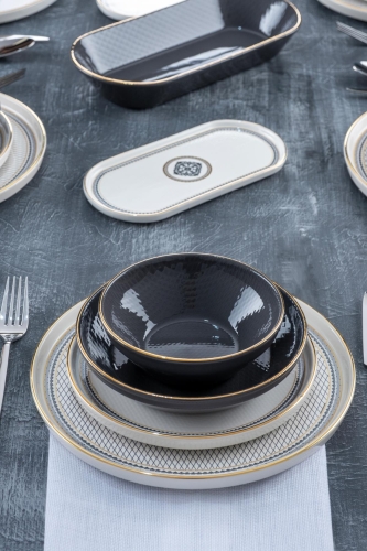 Alexxi 27 Piece Dinner Set For 6 People - 2