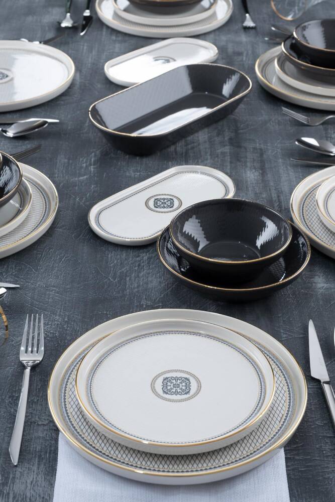 Alexxi 27 Piece Dinner Set For 6 People - 3