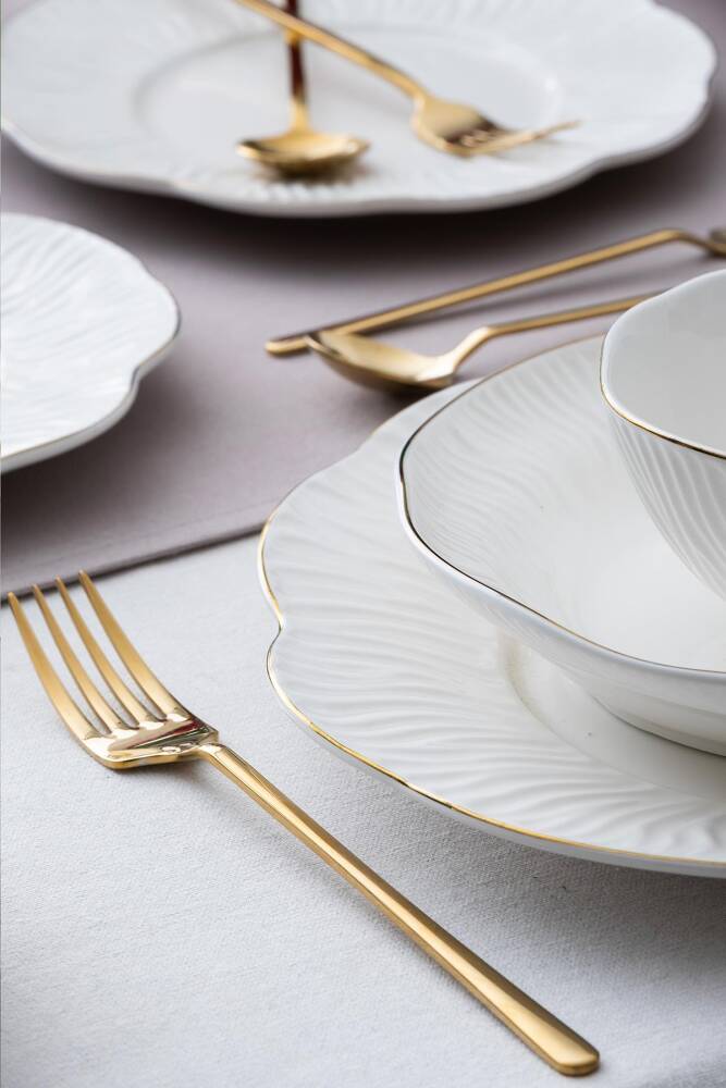 Alina Gold 29 Piece Dinner Set For 6 People - 4