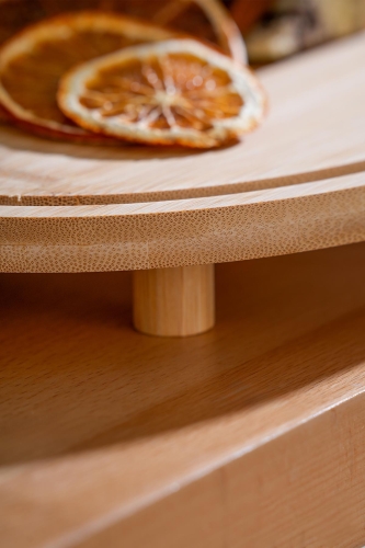 Bamboo Oval Presentation Plate - 30 cm - 2