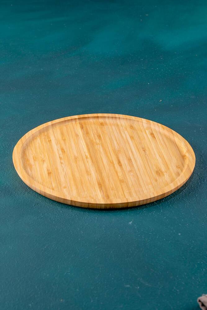 Bamboo Round Plate - 25 Cm - 1