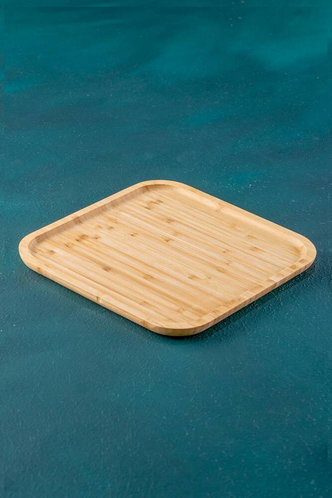 Bamboo Square Plate - 25 Cm - 1