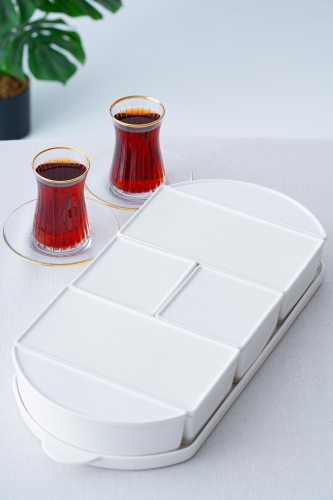 Bianco Perla 6 lı Oval Kahvaltılık - 7