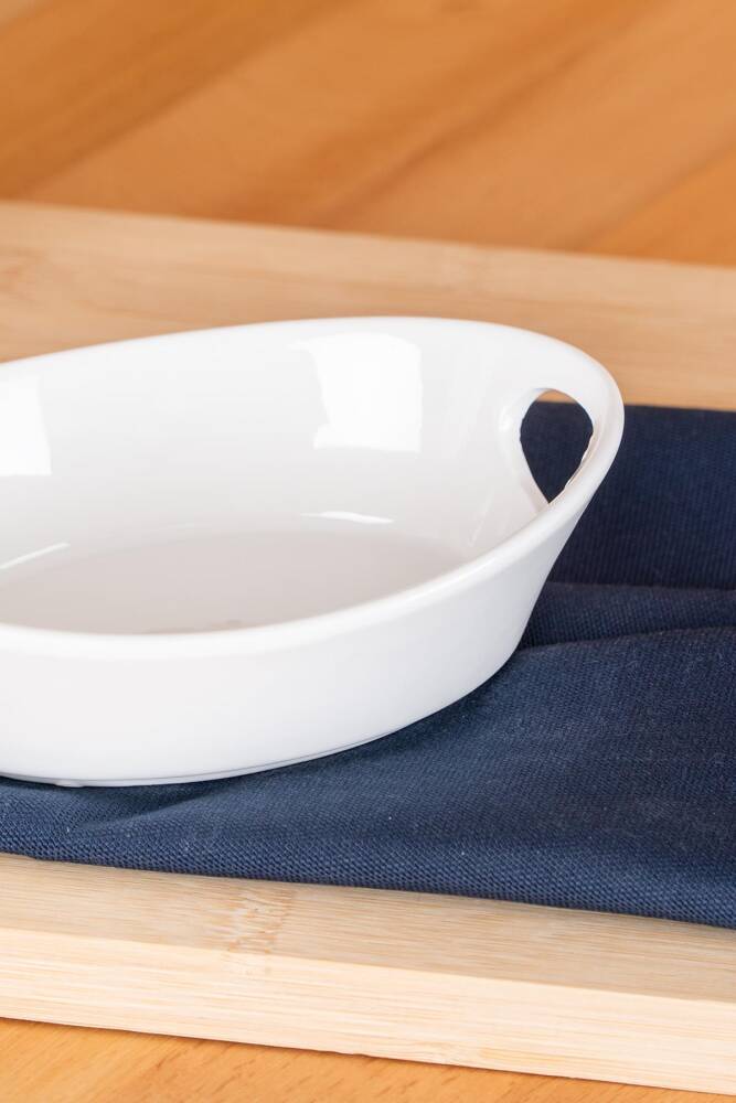 Bianco Perla Oval Handle Bowl - 14.5 Cm - 3