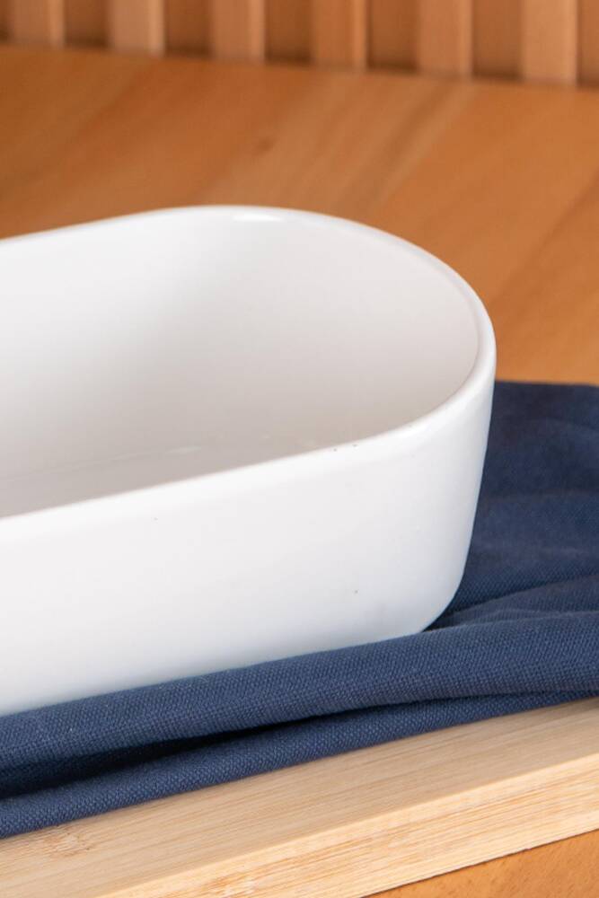 Bianco Perla Oval Salad Bowl - 26 Cm - 2