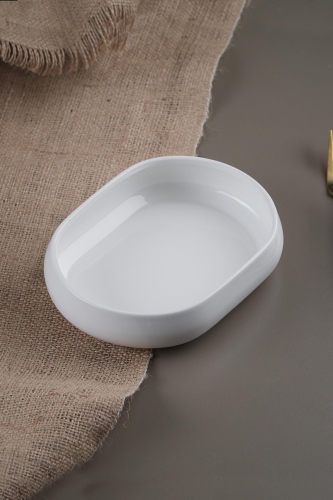 Bianco Perla Porcelain Kayak Plate - 13.2 Cm - 1