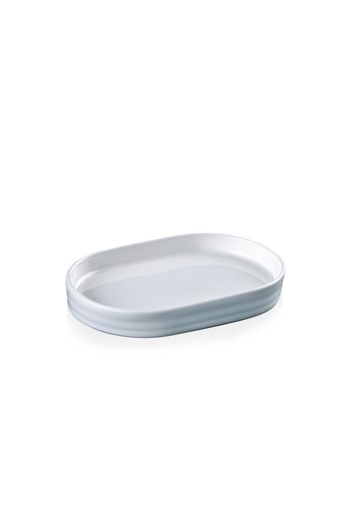 Bianco Perla Porselen Oval Tabak - 15 cm - 2