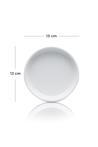 Bianco Perla Round Appetizer Plate - 13 Cm - 3