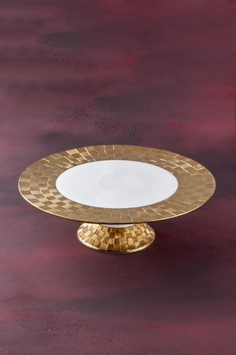 Carmen Royal Round Cake Stand - 32 Cm - 1