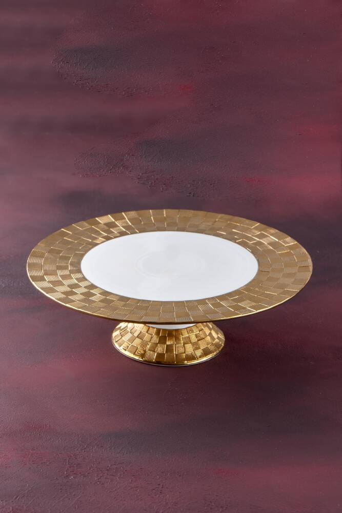 Carmen Royal Round Cake Stand - 32 Cm - 1