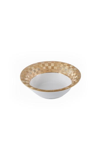 Carmen Royal Round Gold Bowl - 29 Cm - 2