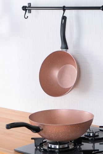 Damla 2 Li Wok Pan Set - 1