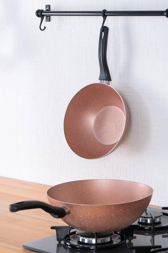 Damla 2 Li Wok Pan Set - 1