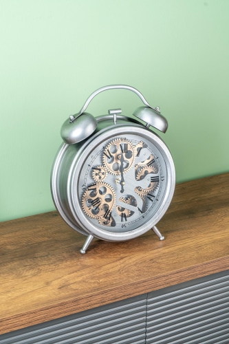 Decorative Wheel Table Clock - 25.7 Cm - 4