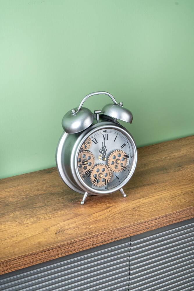 Decorative Wheel Table Clock - 25 Cm - 3