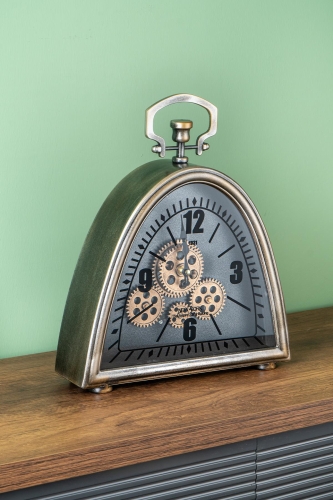 Decorative Wheel Table Clock - 35 Cm - 1