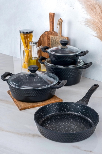 Diamante 7 Piece Cookware Set - 1