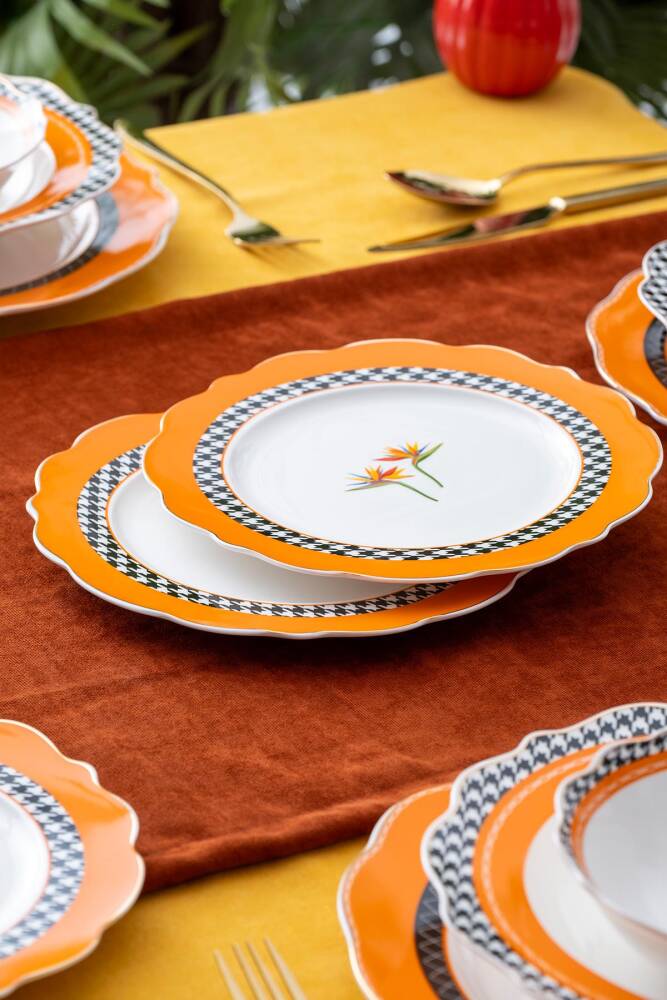 Diana 24 Piece Porcelain Dinner Set For 6 People - 4