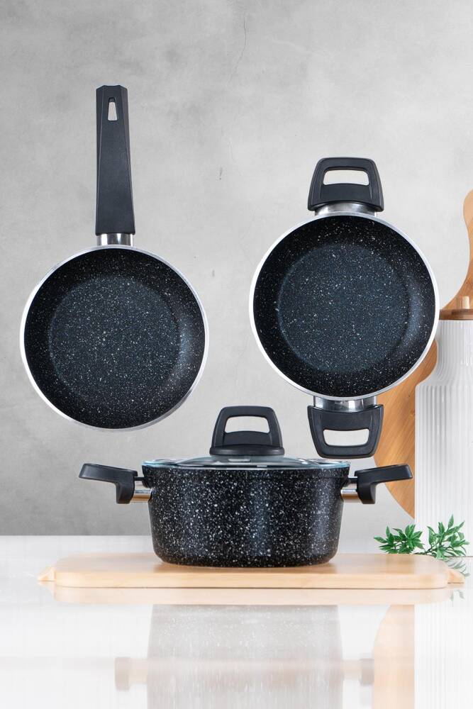 Easy Cook 4 Piece Granite Cover Set - 1