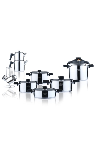 Electra 18 Piece Steel Dowry Set - 3