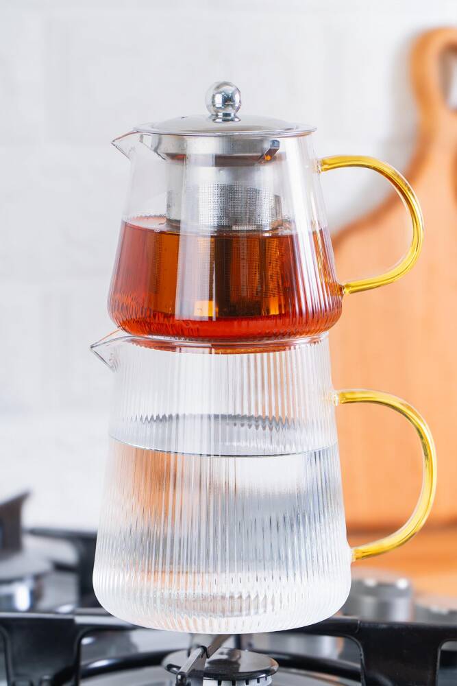 Elisa Borosilicate Glass Teapot - 1