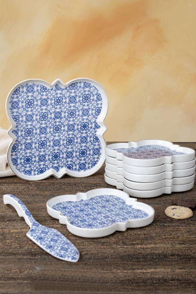 Ethnic 8 Piece Cake Set - 1