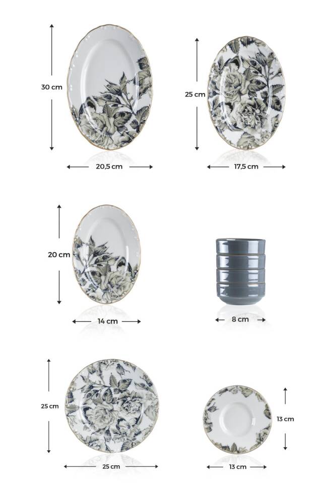 Felix 27 Pieces 6 Person Breakfast Set - 6