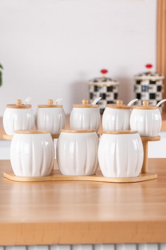 Gemma 8 Li Porcelain Spice Set - 1