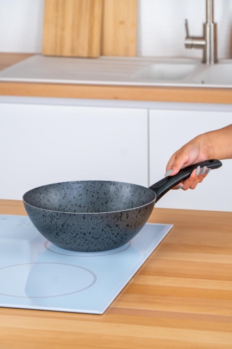 Glory Gray Wok Pan - 24 Cm - 1