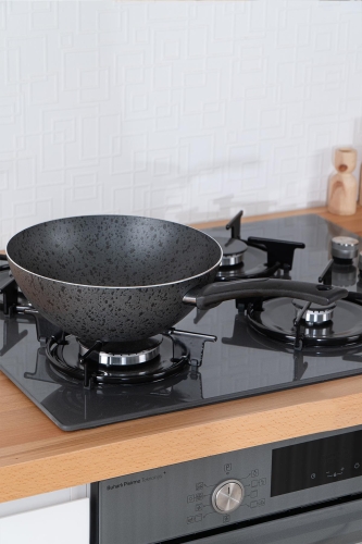 Glory Gray Wok Pan - 24 Cm - 2