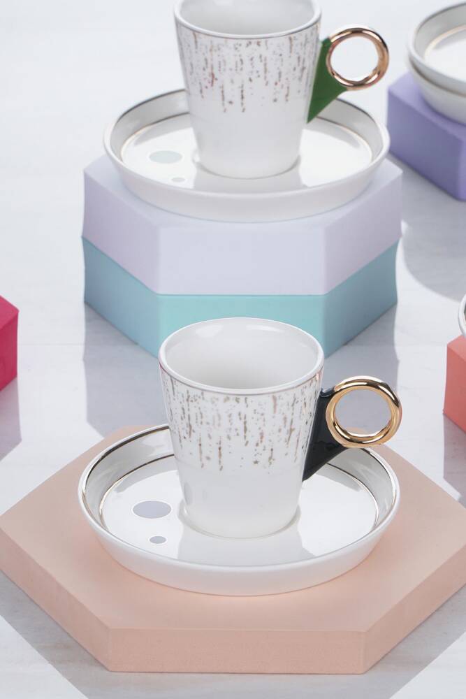 Grove 6 Porceleen Coffee Cup Set - 2