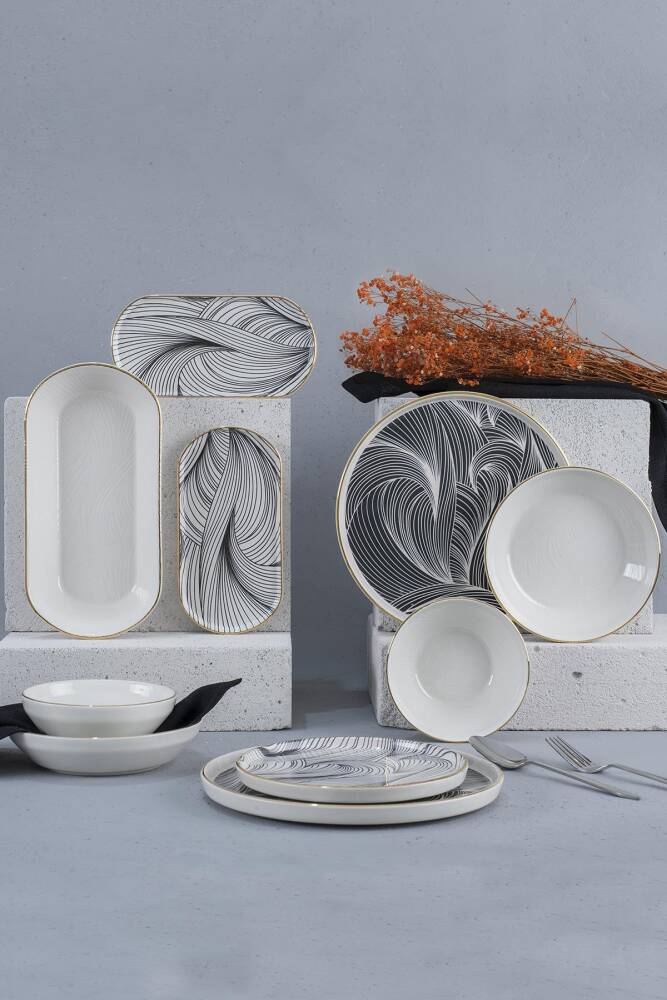 Harmonious 27 Pieces Of Dinner Sets For 6 People - 1