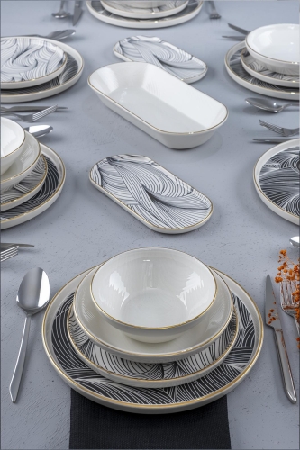 Harmonious 27 Pieces Of Dinner Sets For 6 People - 2