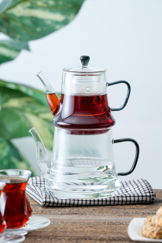 Jasmin Borosilicate Glass Teapot - 1