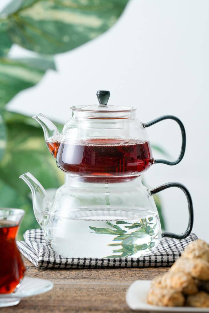 Jasmin Borosilicate Glass Teapot - 1