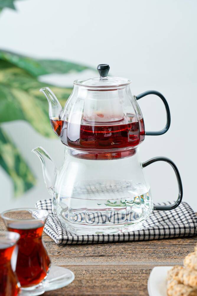 Jasmin Borosilicate Glass Teapot - 1