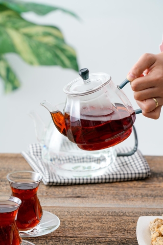 Jasmin Borosilicate Glass Teapot - 2