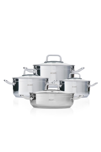 Karat Mercury 8 Piece Steel Cookware Set - 2