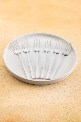 Karat Moon 6 Steel Food Fork Set - 2