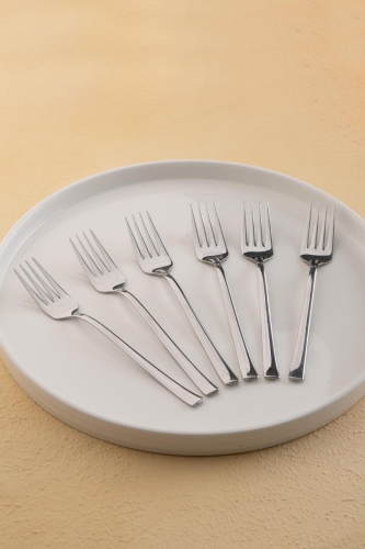 Karat Moon 6 Steel Sweet Fork Set - 2