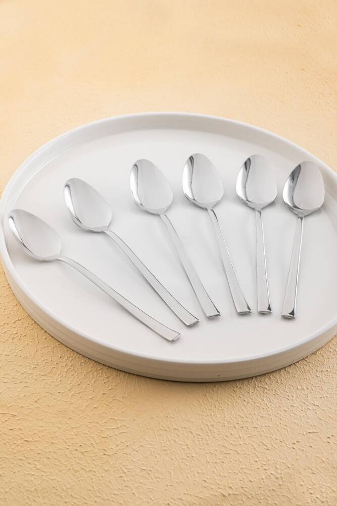 Karat Moon 6 Steel Teaspoon Set - 2