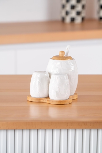 Karina 3 Lu Porcelain Spice/Saltluk Set - 1