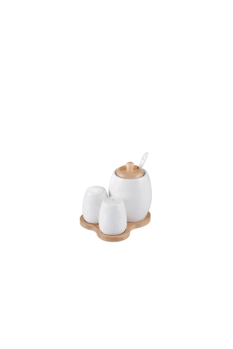 Karina 3 Lu Porcelain Spice/Saltluk Set - 2