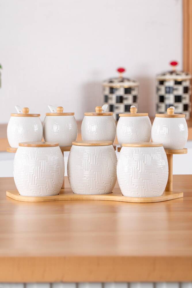 Karina 8 Li Porcelain Spice Set - 1