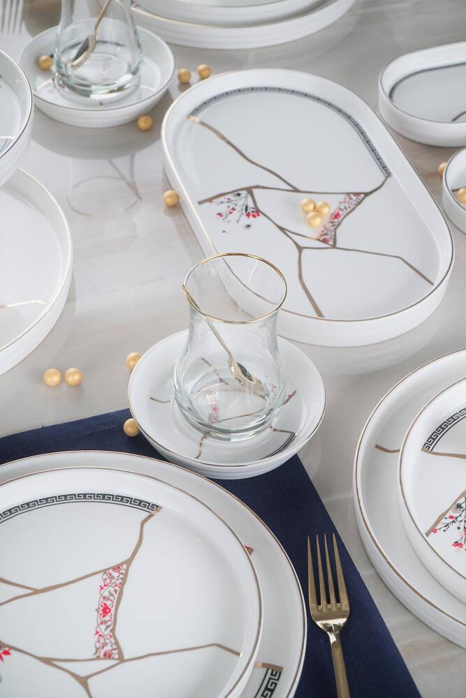 Kintsugi Moon 6 Kişilik 25 Parça Brunch Set - 2