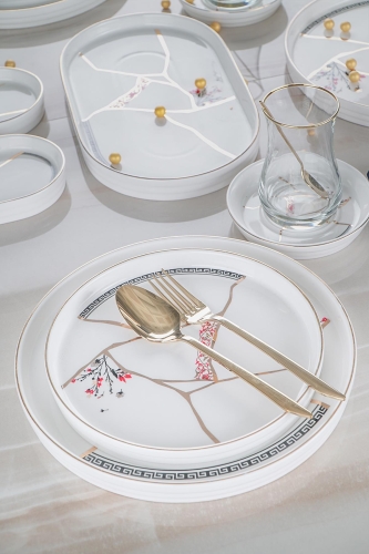 Kintsugi Moon 6 Kişilik 25 Parça Brunch Set - 3