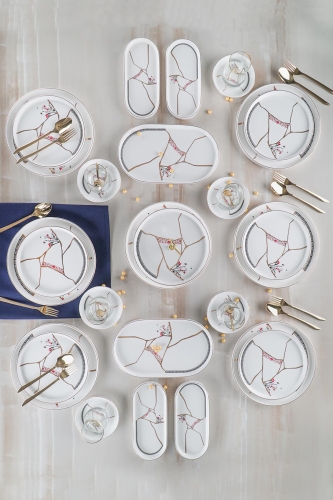 Kintsugi Moon 6 Kişilik 25 Parça Brunch Set - 4